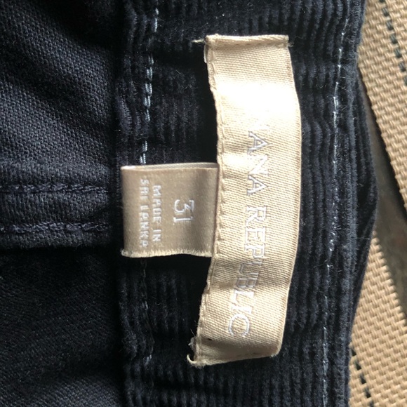 Banana Republic Corduroy True Navy Pants - Picture 6 of 7